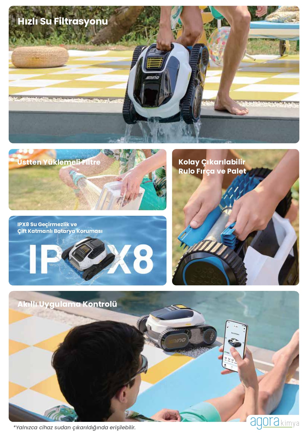 spıno e1 havuz robotu